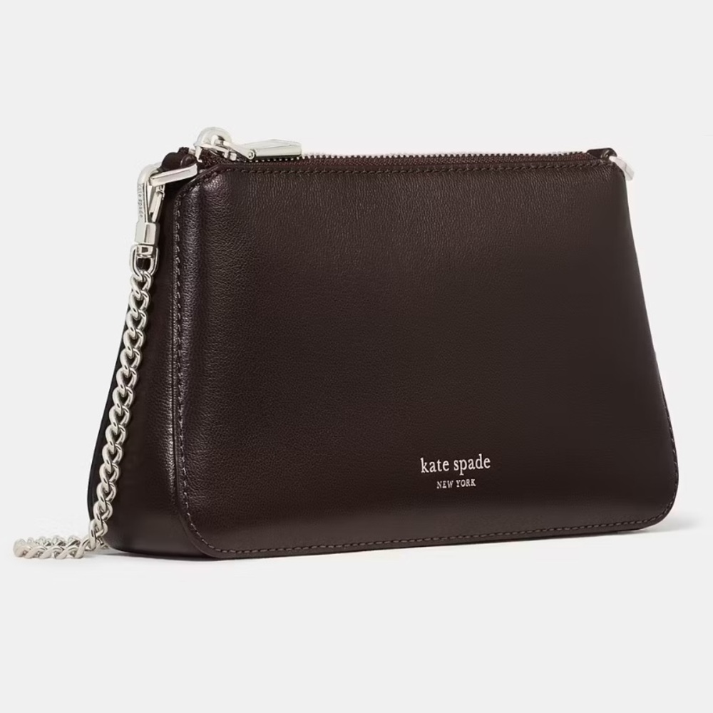 Kate Spade Hot Fudge Grace Pochette Leather Bag